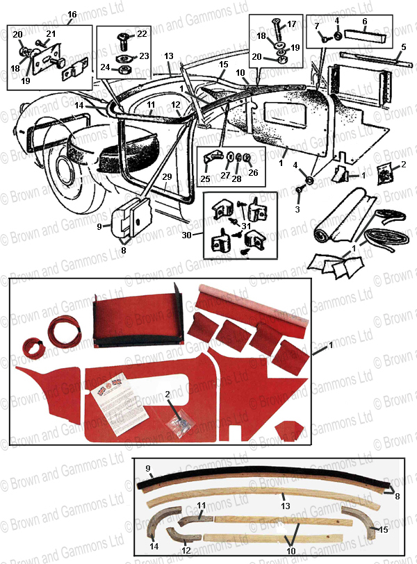 Image for Interior Trim - Roadster
