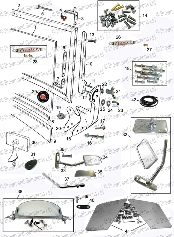 Image for Windscreen and fittings