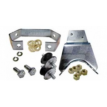 Image for MGB 74-81 Rear box fitting kit (Twin outlet rear box)