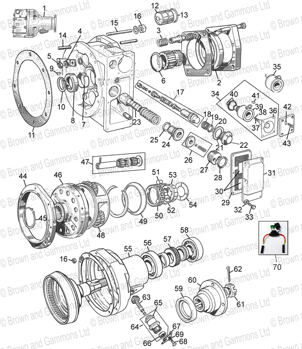 Overdrive 4 syncro gearbox