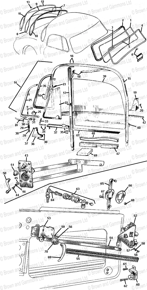 Windscreen - Coupe. Windows & Door Locks Windscreen - Coupe. Windows & Door Locks