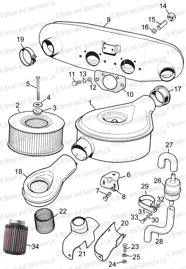 Air Filter V8
