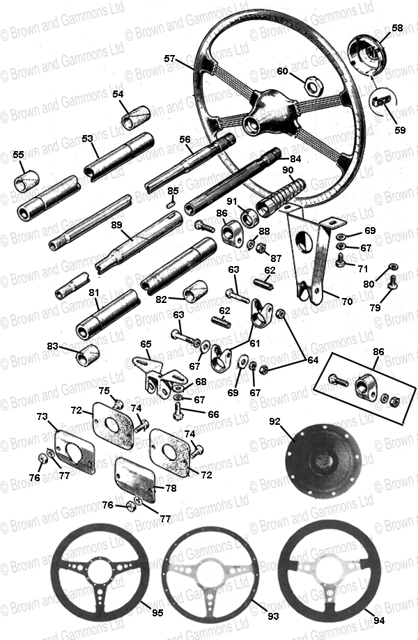 Steering Column. Brackets & Steering Wheels Steering Column. Brackets & Steering Wheels