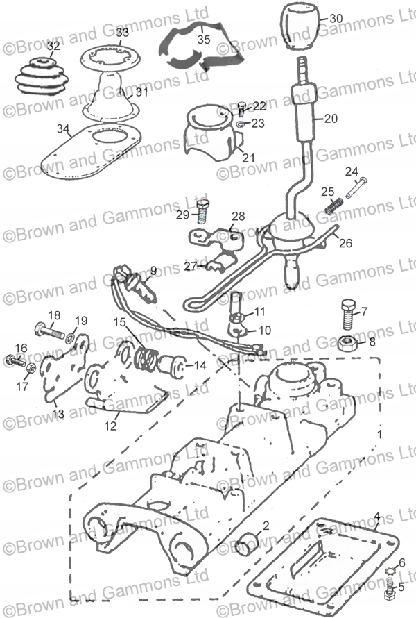 GEARBOX SELECTOR REMOTE LINKAGE BUSH - SET OF 8 - NO.506BUFFER