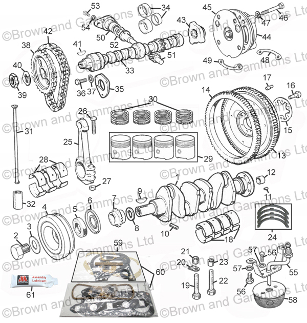 Engine 1275 internal parts - Engine & Fittings - MIDGET - Classic MG ...