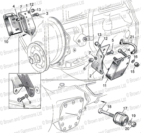 Engine & gearbox mountings