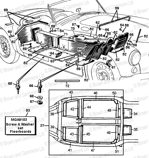 Chassis Repair Sections & Floorboards