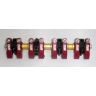Roller rocker 1.5 Ratio Midget 1275 (Red)