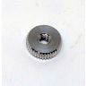 Alloy knurled gauge nut M4