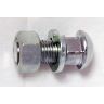 BUMPER BOLT CHROME WITH NUT & WASHER