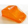 Lens amber flasher side lamp MGB Chrome bumper