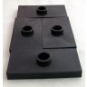 Spring pad Poly set of 4 MGB/A