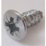 SCREW R/CSK CHROME POZ 8 X 3/8