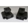 MGA-MGB Reinforced inline rocker pedastall (pair)