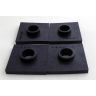 Polyurethane Lipped Pad - Car Set MGB