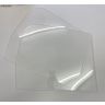 Pair race side windows curved and edges polished