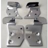 MGB Roadster door capping chrome end set
