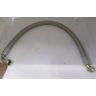 MGB Oil cooler pipe Braided (short) (Chrome bumper)