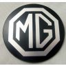 Badge Centre Cap Black and Silver