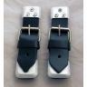 Leather Bonnet Strap Black each
