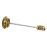 CAP & DAMPER HEX BRASS HEAD - NON VENTED