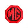 CLOTH BADGE RED/BLACK MG