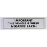 NEG EARTH STICKER SMALL