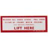 MGB Header rail sticker