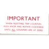 SPEEDOMETER LABEL
