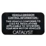 CATALYST LABEL 1979 USA