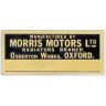 MORRIS brass raditor plate MGA-MGTF