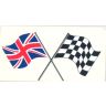 UNION JACK/CHEQUERED FLAG
