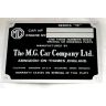 TF CHASSIS PLATE