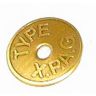 BRASS BUTTON TAG (TC STYLE)