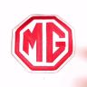 CLOTH BADGE RED/WHITE MG