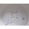 DISC BACK PLATE LH S/STEEL MGB