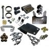 MGB Exhaust mounting kit (167815-360301) Chrome bumper