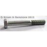 BOLT 1/4 INCH UNF X 2.0 INCH