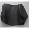 BLK LEATHER H/REST COVER SMALL
