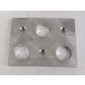 Boot Lid Plate Alloy 3 bolt 6mm holes