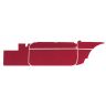 RED/WHITE PIPE PANEL SET MKI RDST PULL