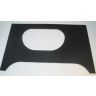 Black heater trim panel  MGB 62-70