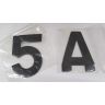 STICK ON BLANKS OBLONG BLACK