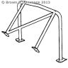 ROLL CAGE REAR MGB GT RHD/LHD