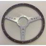 15 inch Dark Wood Steering wheel
