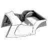 BODY TUB INC DOORS & SCUTTLE LATE TA FROM CH 1091 & TB 