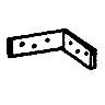 BRACKET LH SCUTTLE SIDE TA TB