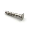 Wood Screw No4 x 5/8 Slotted Stainless Steel