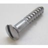 Chrome wood screw 
