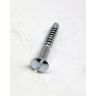 Wood screw Zinc finish (Slot drive)